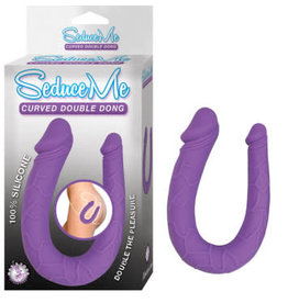 SEDUCE ME CURVED DOUBLE DONG PURPLE