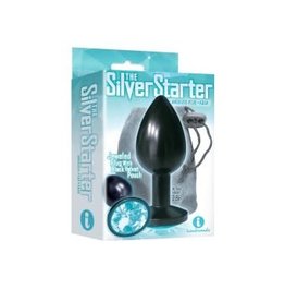 SILVER STARTER HEART AQUA