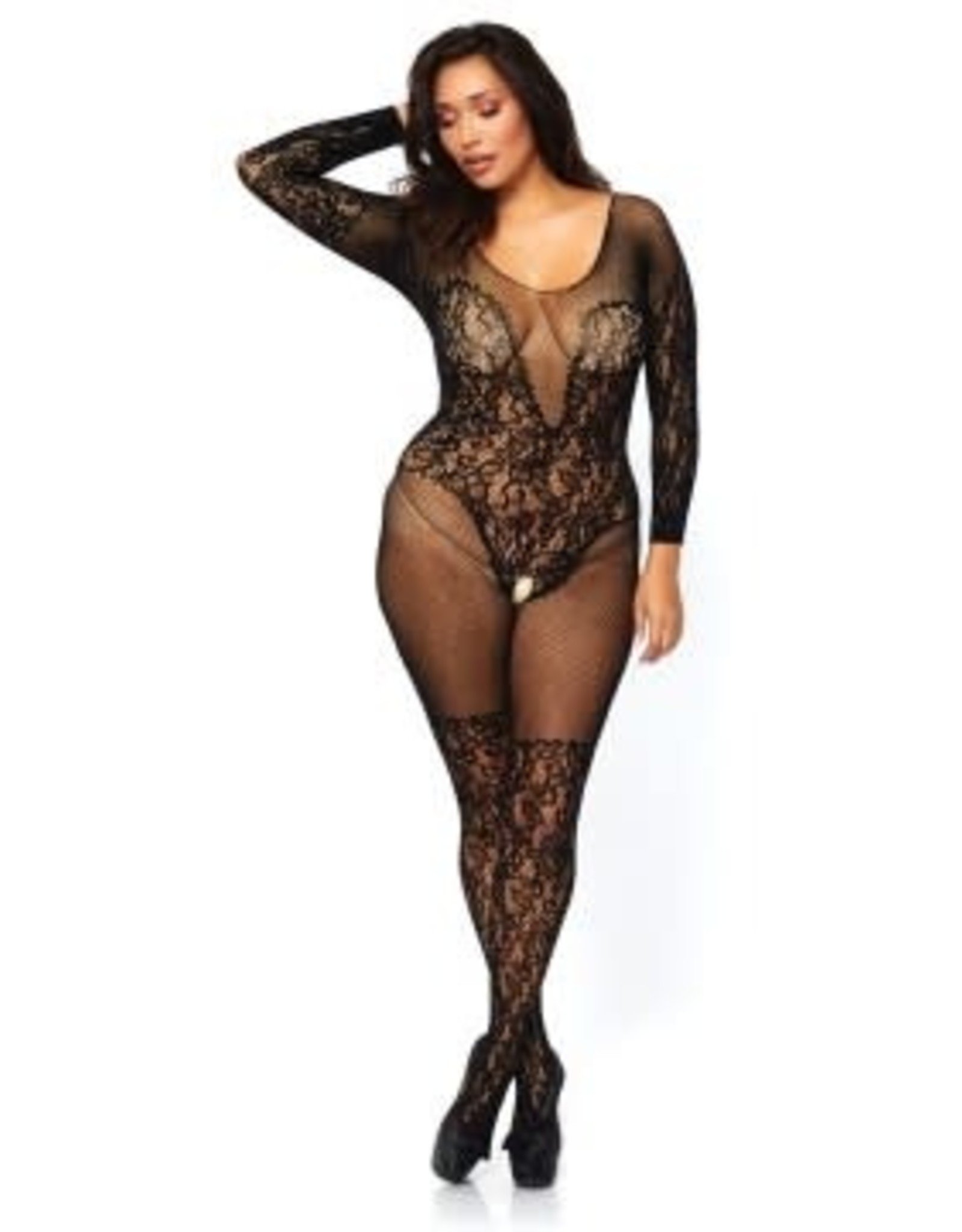 Leg Avenue 89190 QUEEN SIZE FULL BODY STOCKING