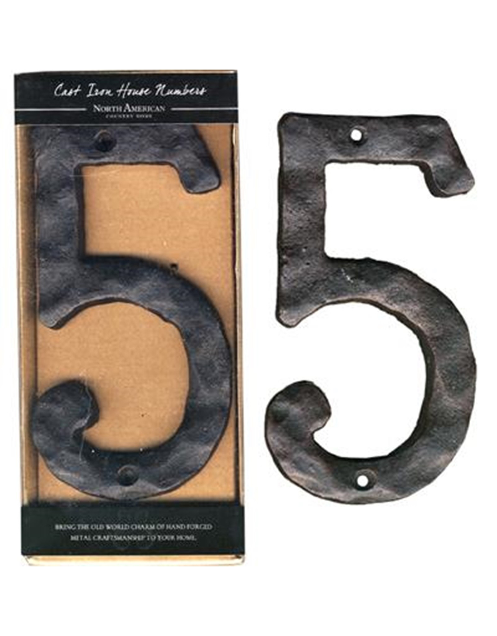 Cast Iron Number 5 - 6"