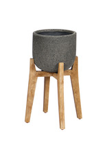 Patio Small Round Standing Pot