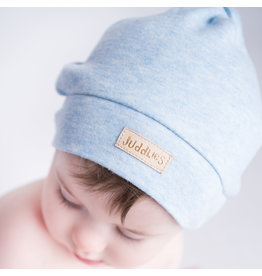 Juddlies Newborn Hat - Blue Fleck 0-4m