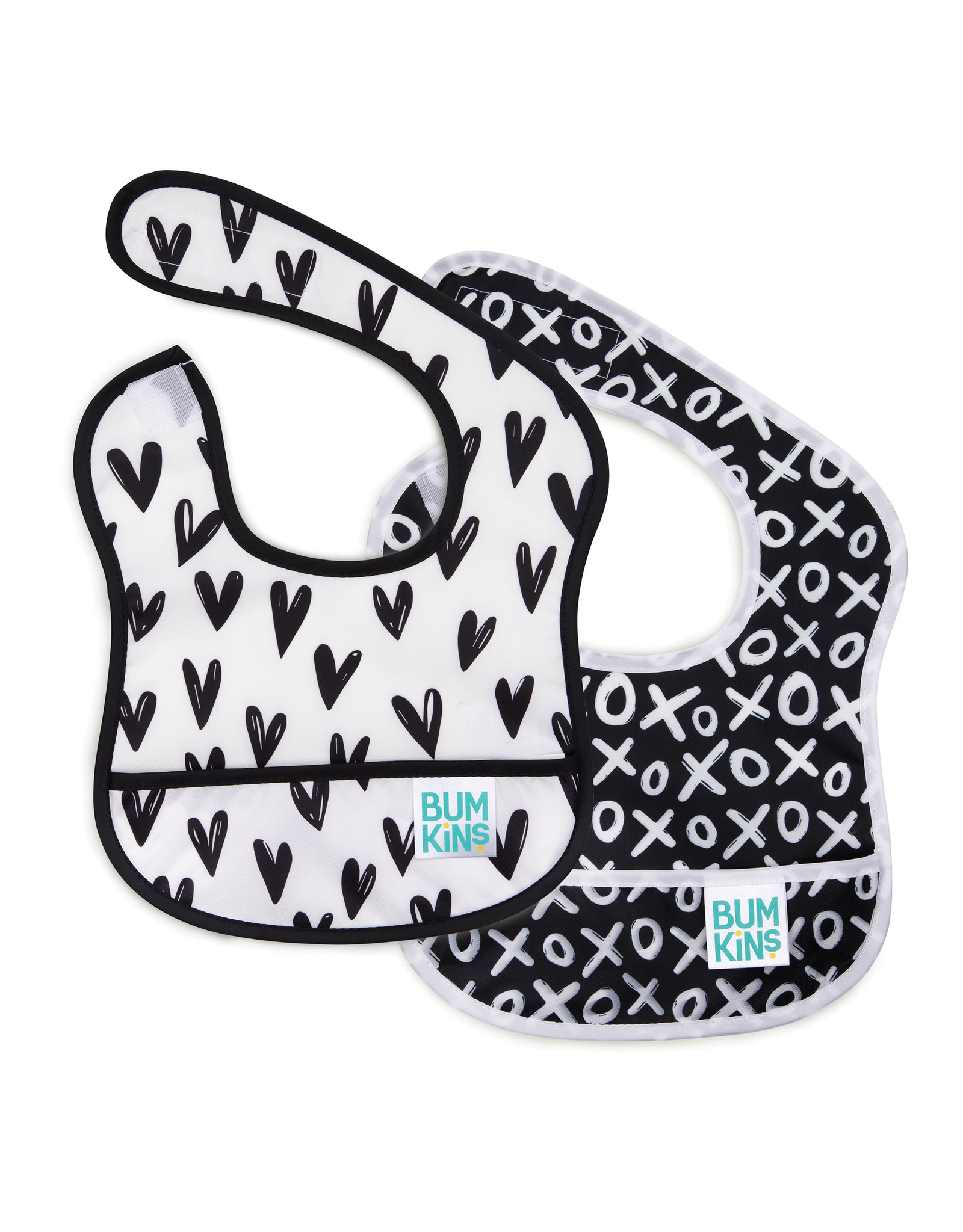 Bumkins - Starter Bib 2pk - Hearts XOXO