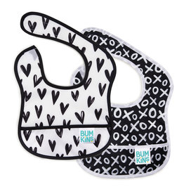 Bumkins - Starter Bib 2pk - Hearts XOXO