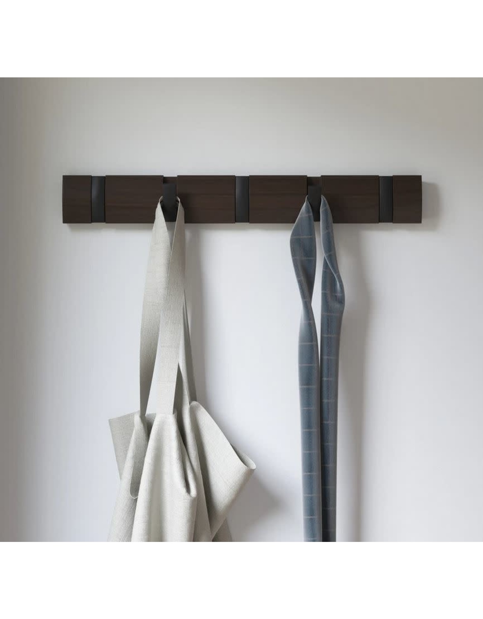 Flip 5 hook black/walnut