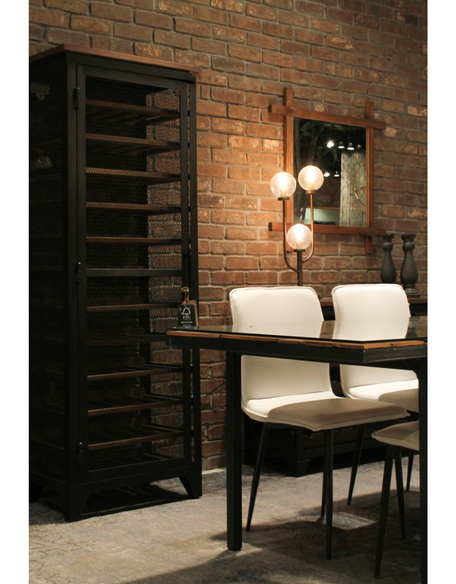Luca Side Chair - Fox White