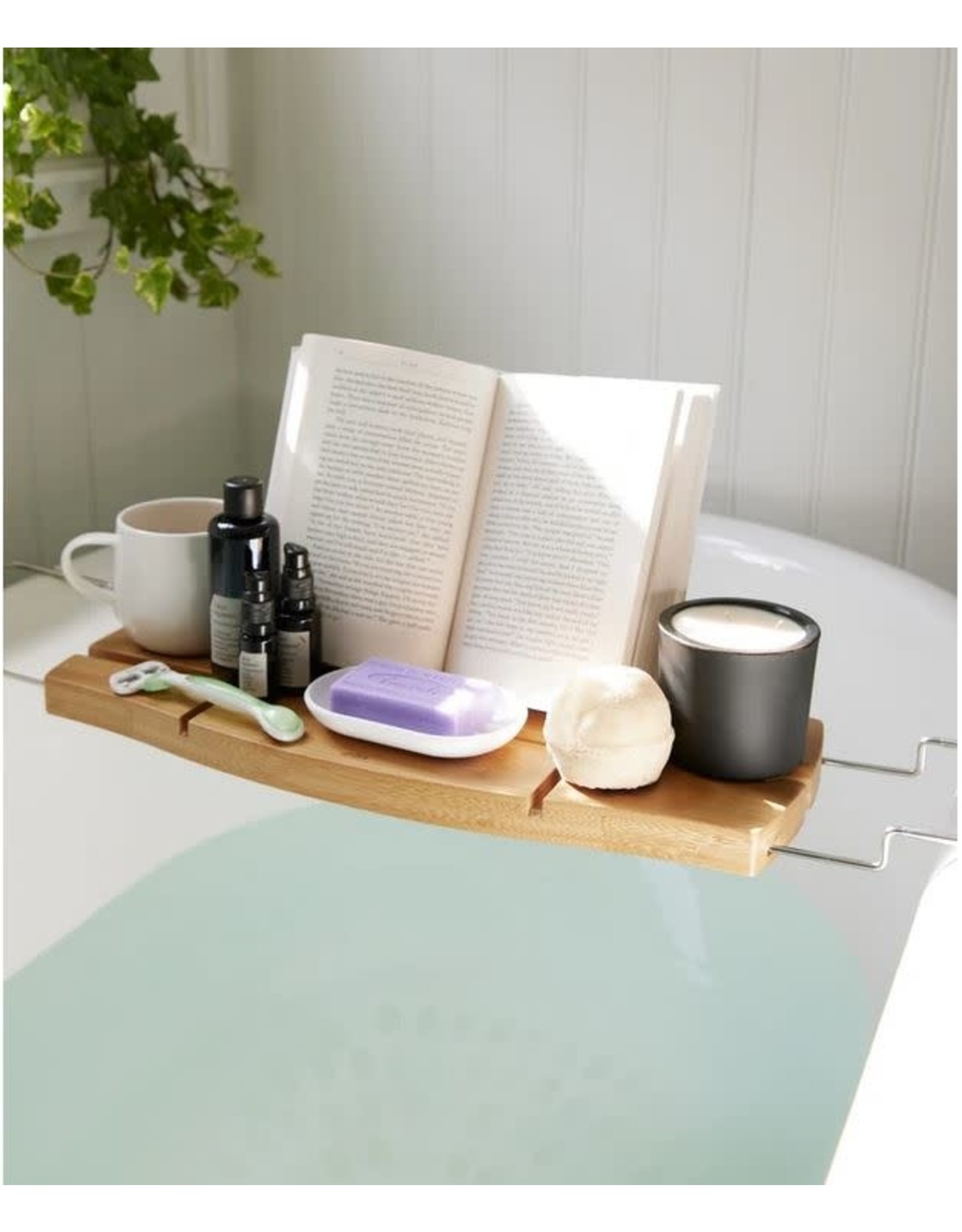aquala bathtub caddy, natural