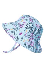 aqua dry bucket hat -spring flowers