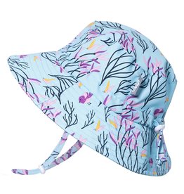 aqua dry bucket hat -spring flowers