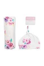 Hello World Blanket & Knotted Hat,  Poises