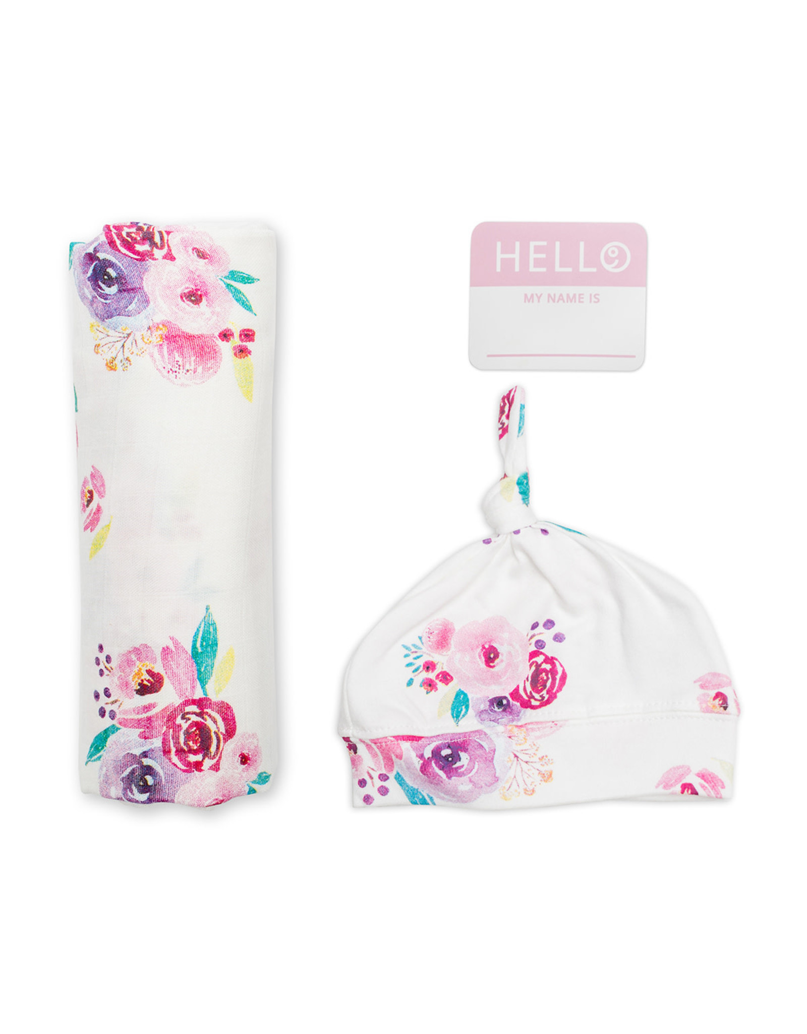Hello World Blanket & Knotted Hat,  Poises