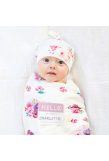 Hello World Blanket & Knotted Hat,  Poises