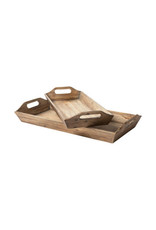 Tawny Wood Tray - Large