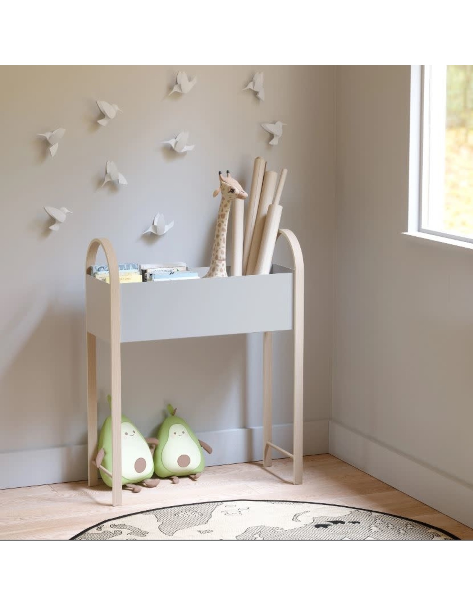 Bellwood Storage/Planter White