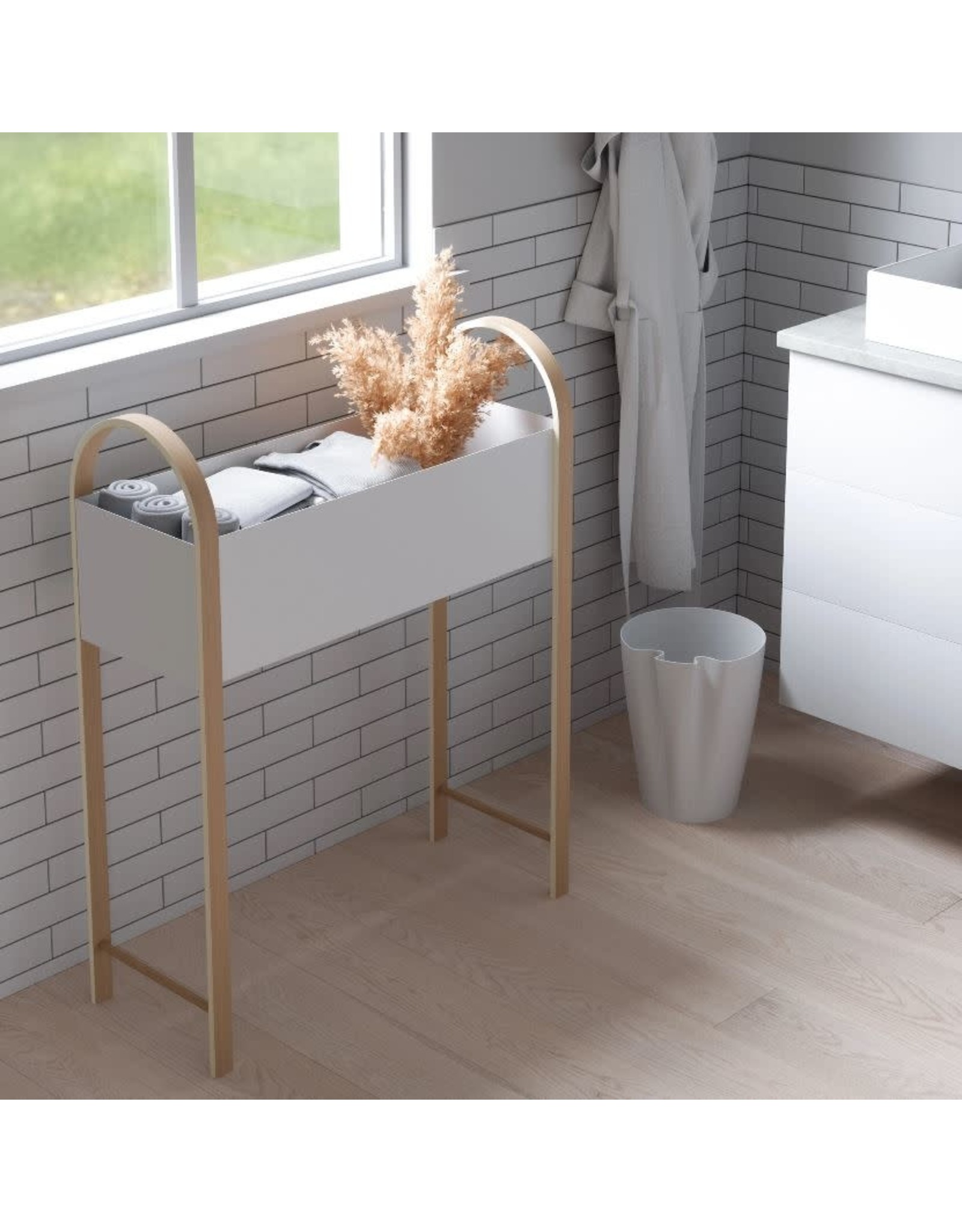 Bellwood Storage/Planter White