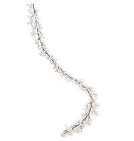 White Berries Garland 6'