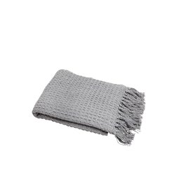 Soft Waffle Throw - Grey