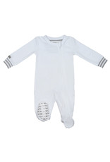 Juddlies Sleeper Wht/Grey - Brand New Baby