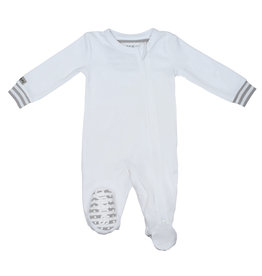 Juddlies Sleeper Wht/Grey - Brand New Baby