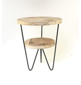 Table Stand Small Brown