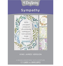 Sympathy - Botanical - 12 Boxed Cards