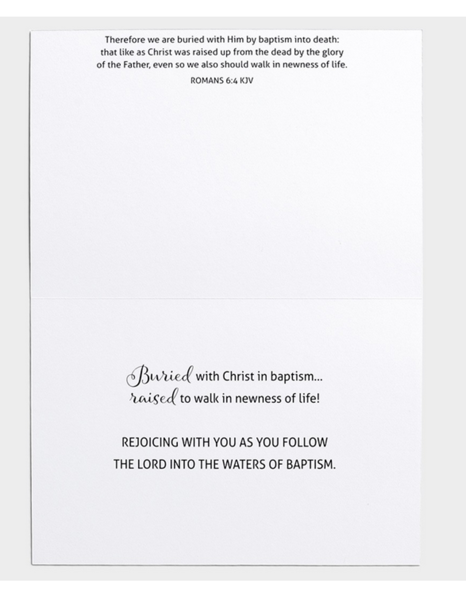 Baptism - Step of Faith - Boxed Cards