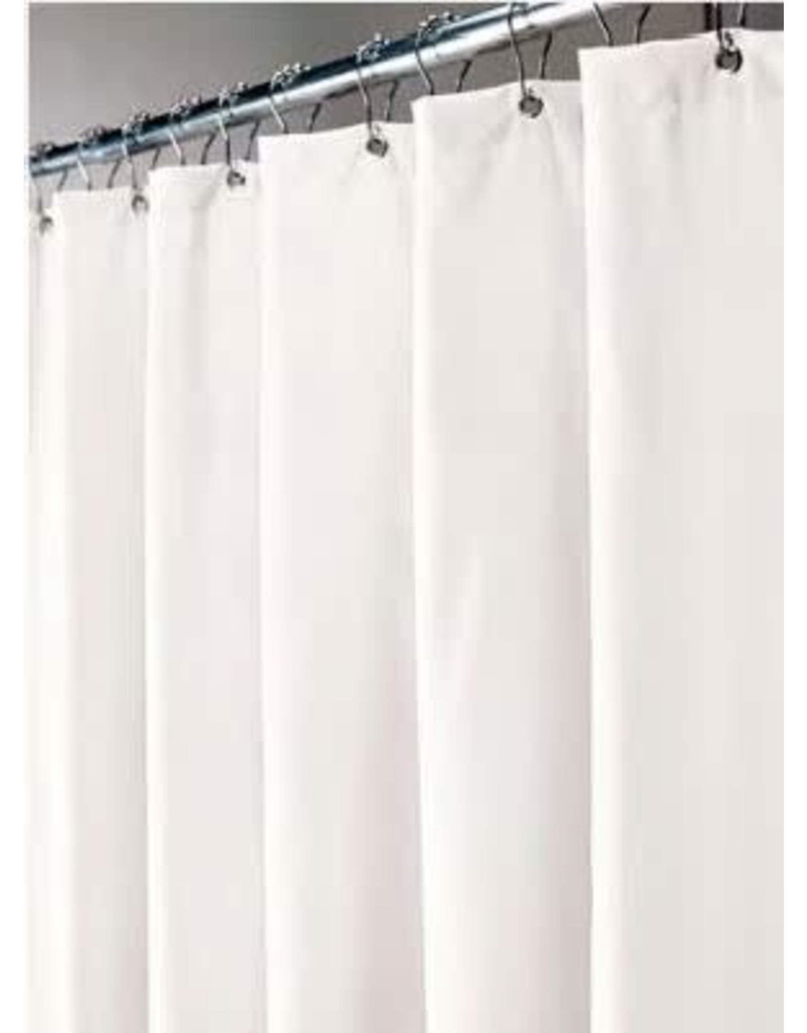 shower curtain, white