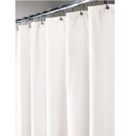 shower curtain, white