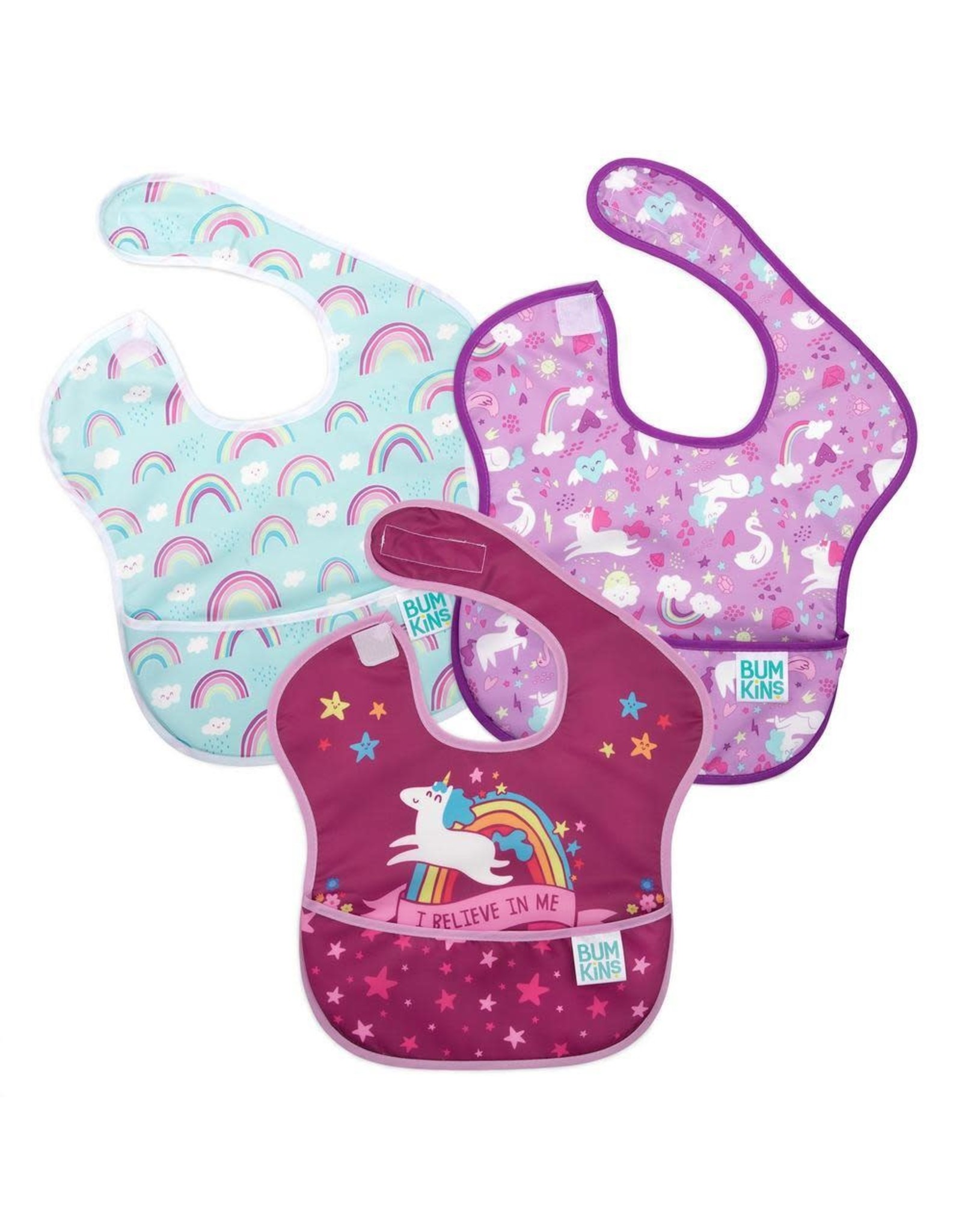 Bumkins - SuperBib 3pk - Unicorn
