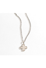 first aid silver pendant