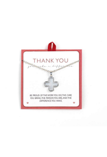first aid silver pendant