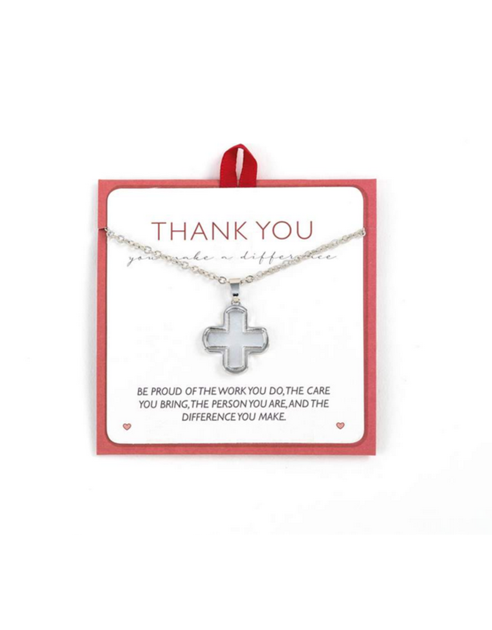first aid silver pendant
