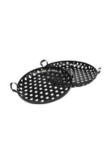 Lito black woven metal tray, small