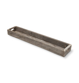 Vernon reclaimed wood tray, large