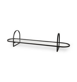 Evianna metal mirrored tray