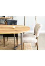 luther dining chair - oyster (light taupe)