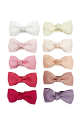 Diya Bow Alligator Clips-10pk-Light
