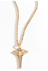 Necklace Nurse Gold Pendant