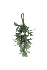 Hanging mistletoe with white balls