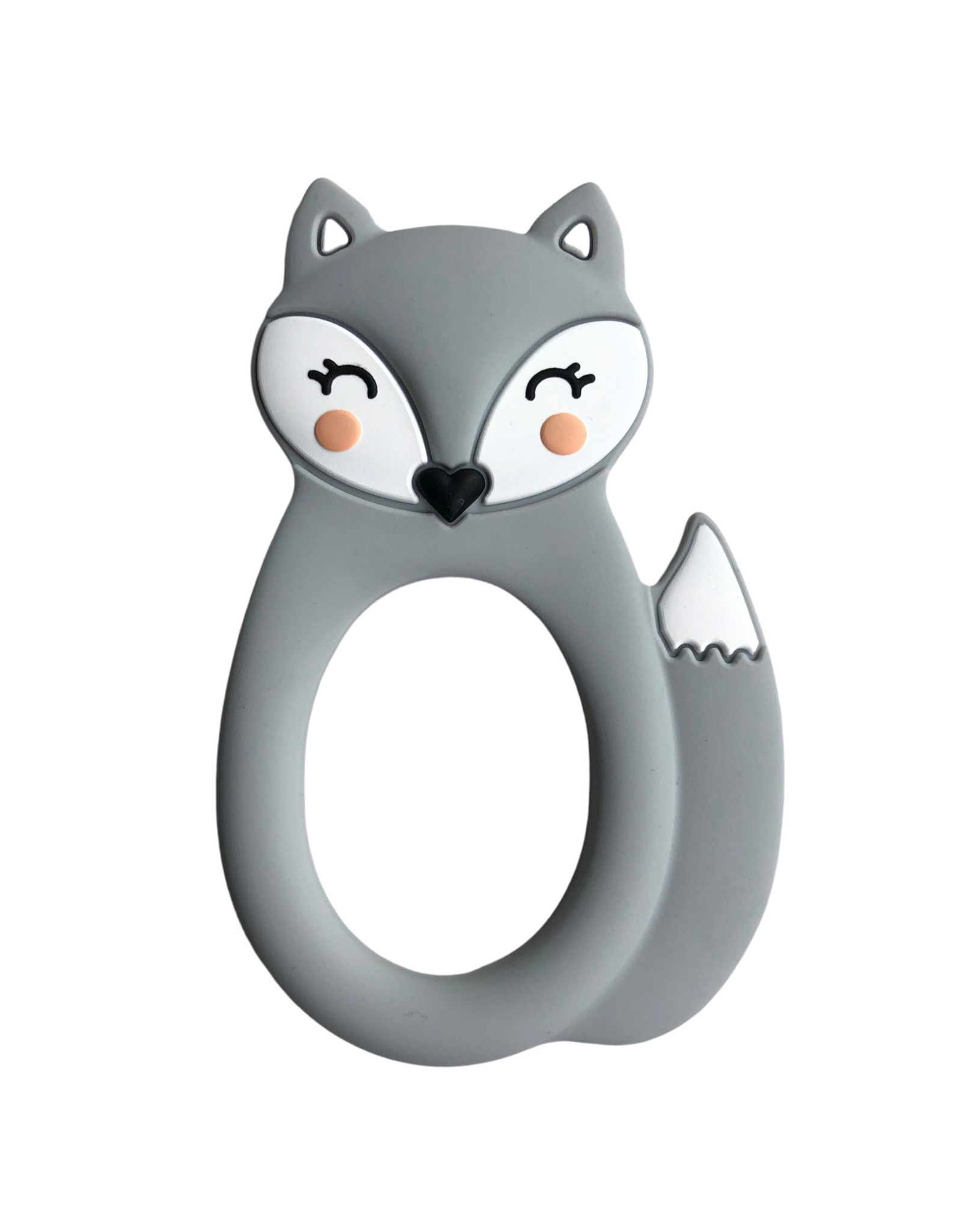 Little Cheeks - Fox Teether - Grey