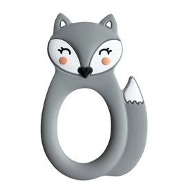 Little Cheeks - Fox Teether - Grey
