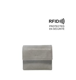 Leona card case - stone grey