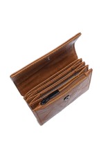 Leona card case - stone grey
