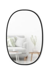 Hub Mirror Oval 24x36 Black
