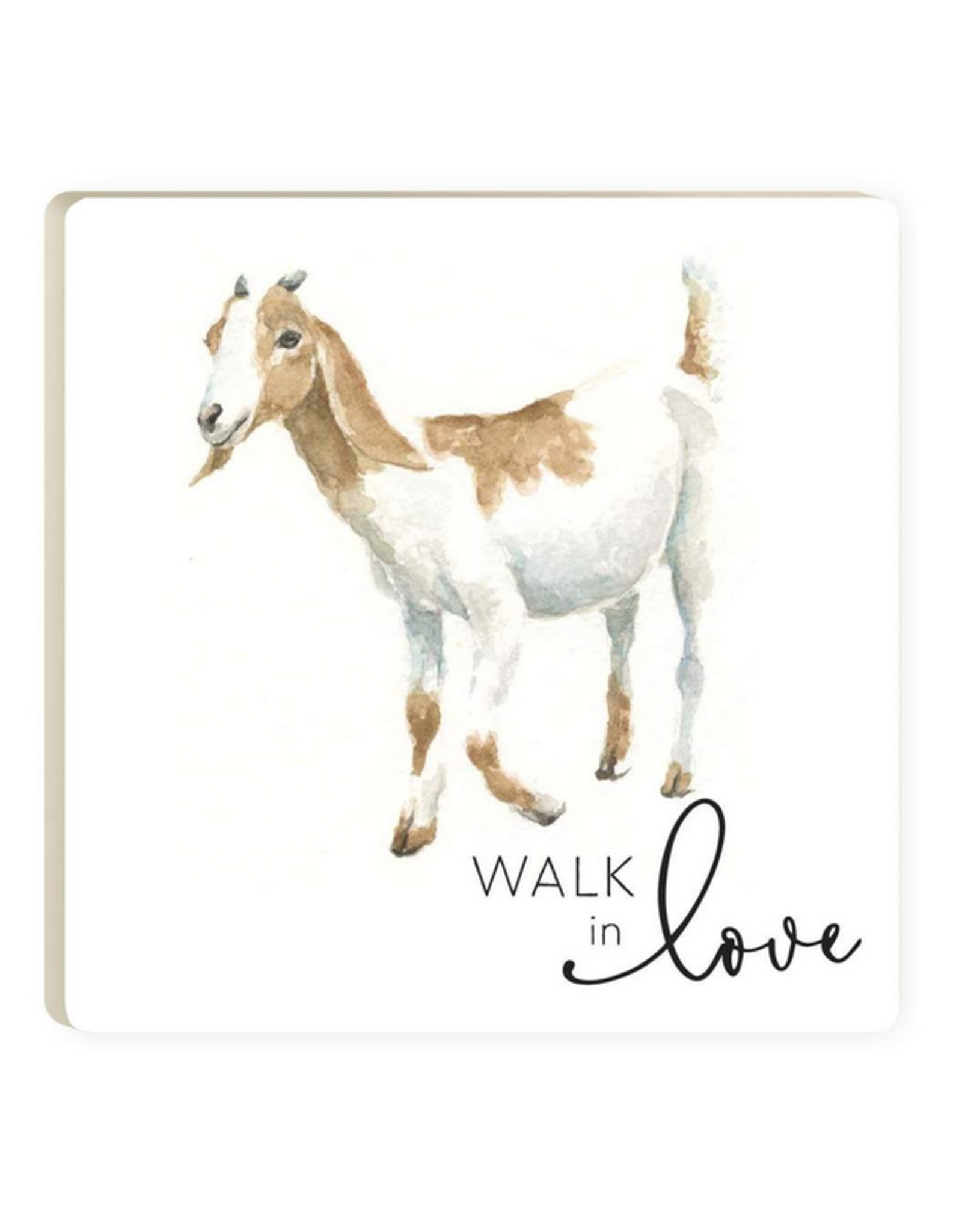 Ceramic Coaster, Walk in love
