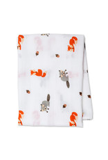 Lulujo Muslin Swaddle XL Blanket- Forest Friends