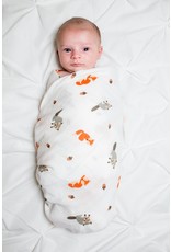 Lulujo Muslin Swaddle XL Blanket- Forest Friends