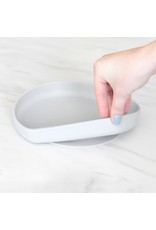 Bumkins Silicone Grip Plate-Gray