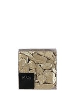 glitter gold wood chips