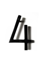 Black aluminum number 4